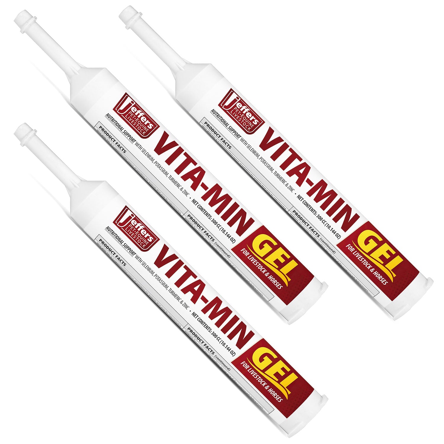 Image of Jeffers Vita-Min Gel with Vit E & B12 for Cattle, Horses, Sheep, Goats & Swine