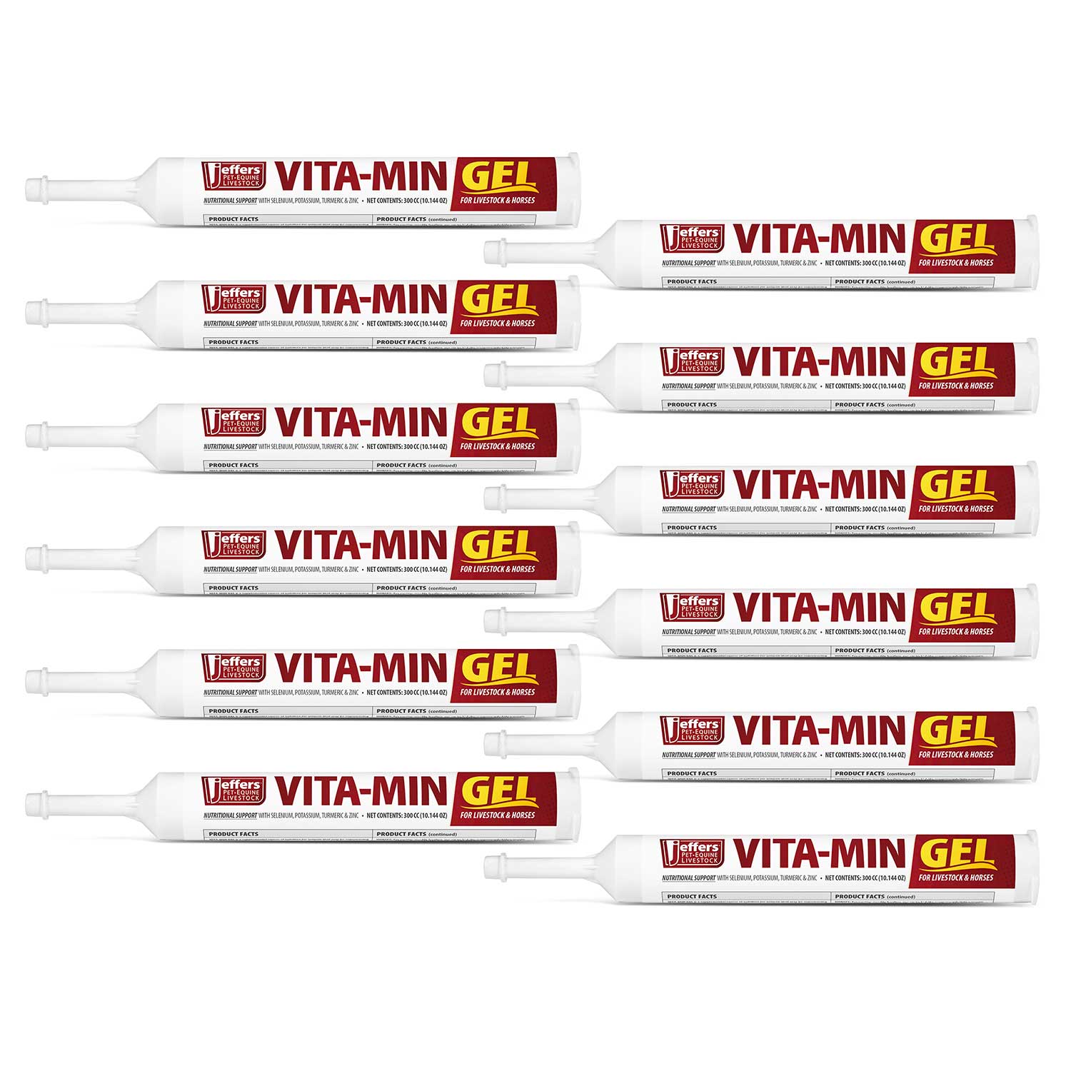 Image of Jeffers Vita-Min Gel with Vit E & B12 for Cattle, Horses, Sheep, Goats & Swine