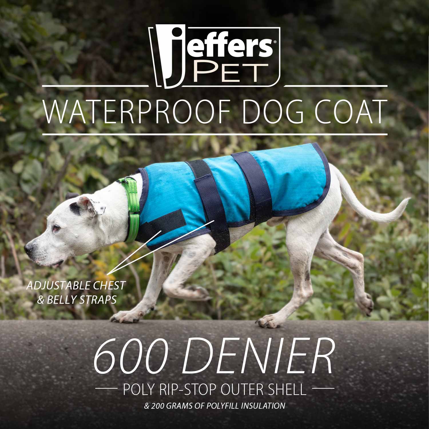 Image of Jeffers Waterproof Breathe-Comfort 600D Ripstop Dog Blanket, 200 Gram