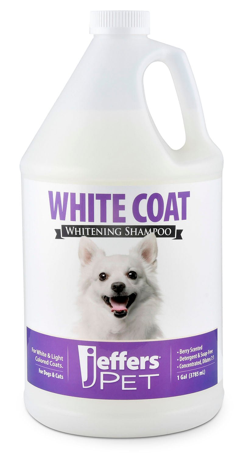 Image of Jeffers Pet White Coat Whitening Dog & Cat Shampoo
