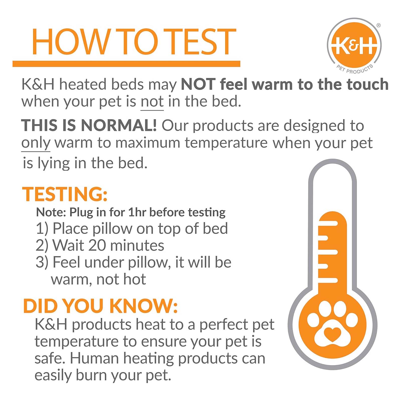 Image of K&H Thermo-Pet Heated Mat for Small Dogs and Cats –  Indoor Heated Bed Pad