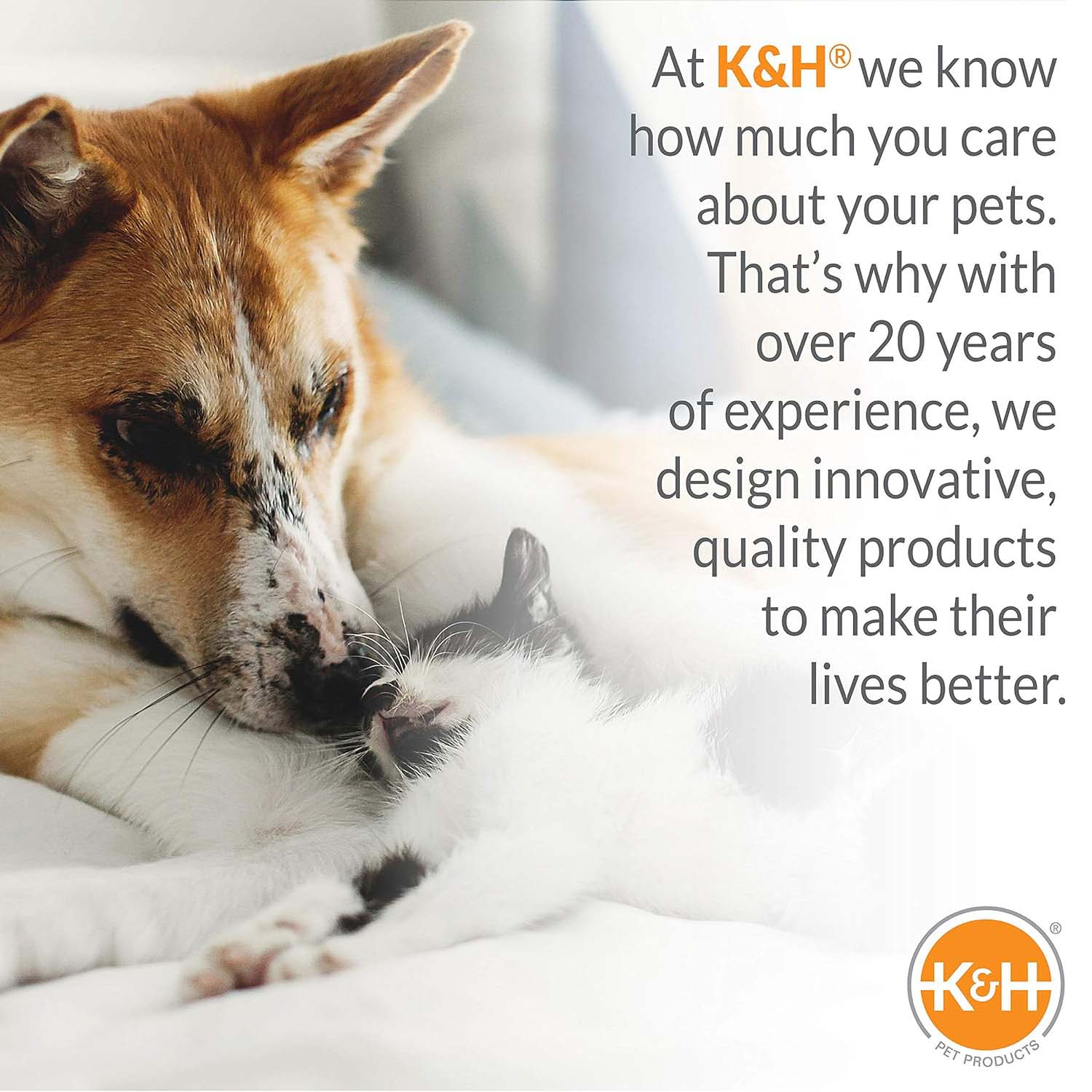 Image of K&H Thermo-Pet Heated Mat for Small Dogs and Cats –  Indoor Heated Bed Pad