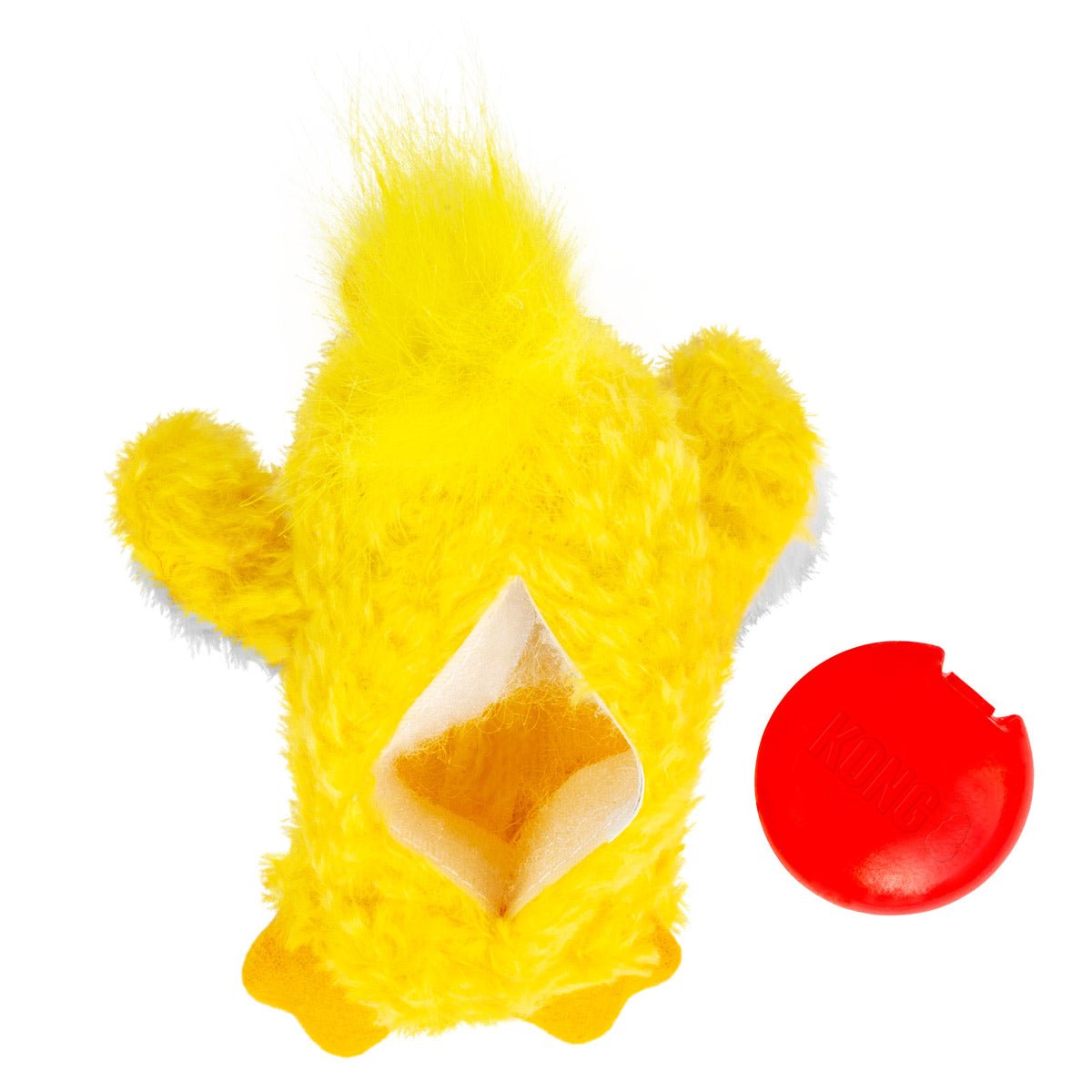 Image of KONG Dr. Noyz X-Small Plush Dog Toys – Stuffing-Free, Soft Cuddle Toy with Removable and Extra Squeaker for Small Dogs