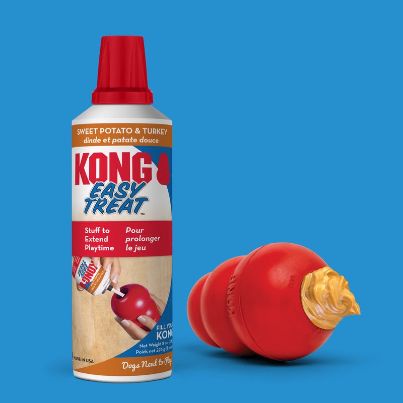 Image of KONG Holiday Easy Treat® Turkey & Sweet Potato – Stuffable Dog Treat, Low-Calorie, Perfect for KONG Toys