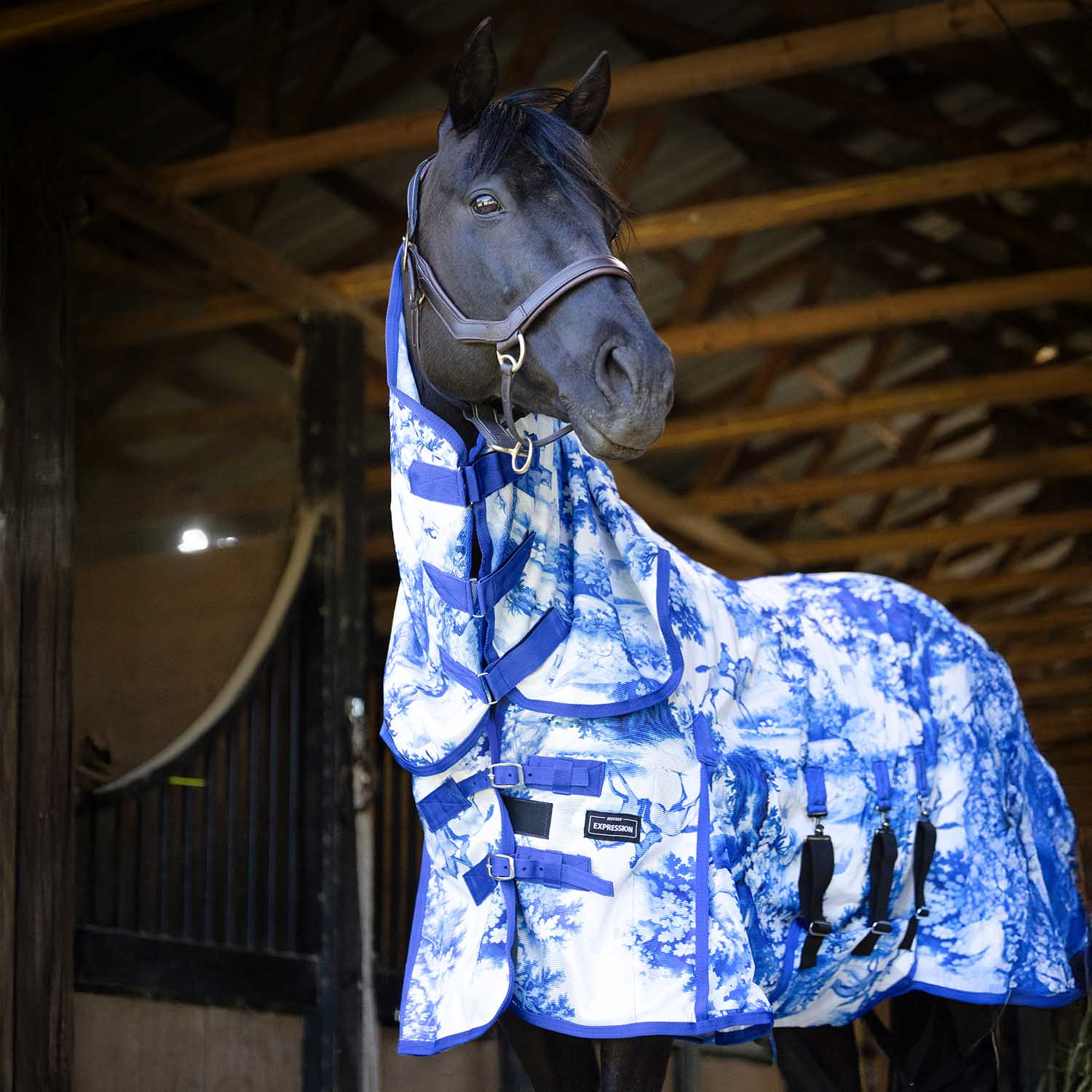 Image of Jeffers Expression Softmesh Combo Neck Horse Fly Sheet