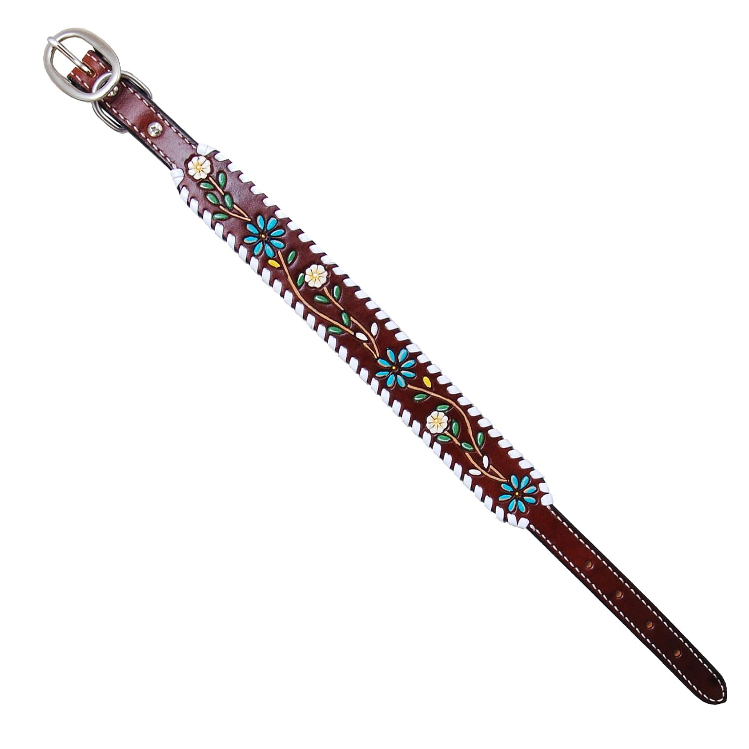 Image of Rafter T Floral Vine Dog Collar
