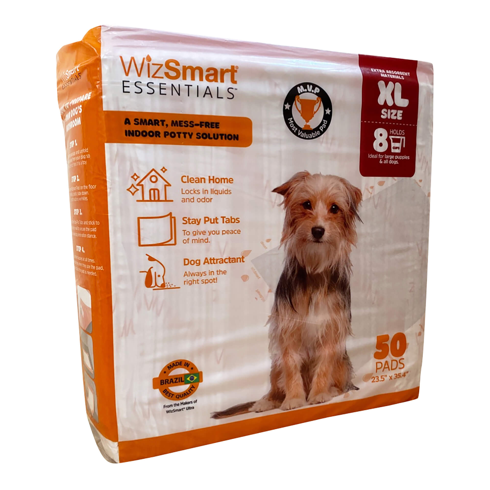 Image of WizSmart Essentials Training Pads with Attractant for Dogs & Puppies, XL