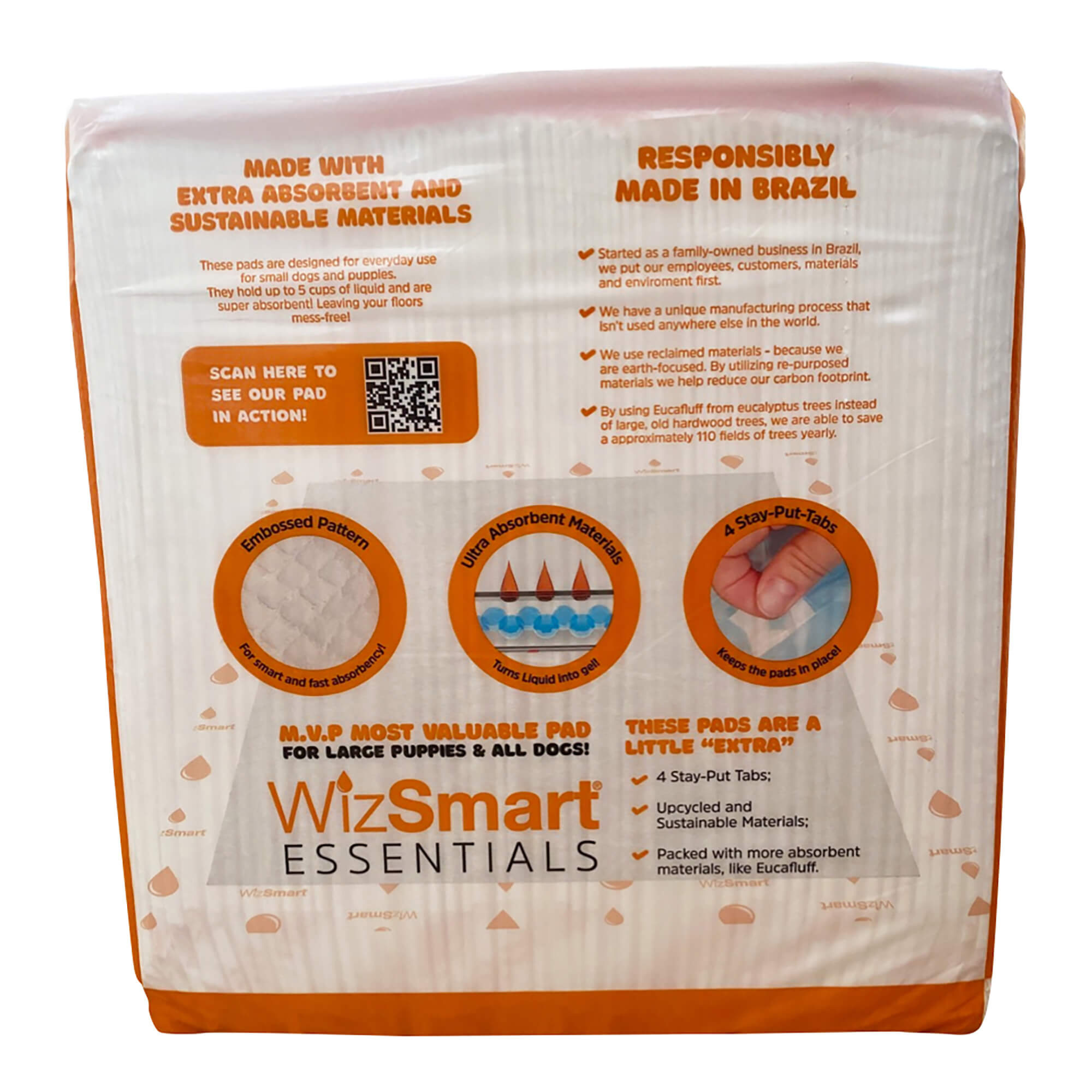 Image of WizSmart Essentials Training Pads with Attractant for Dogs & Puppies, XL